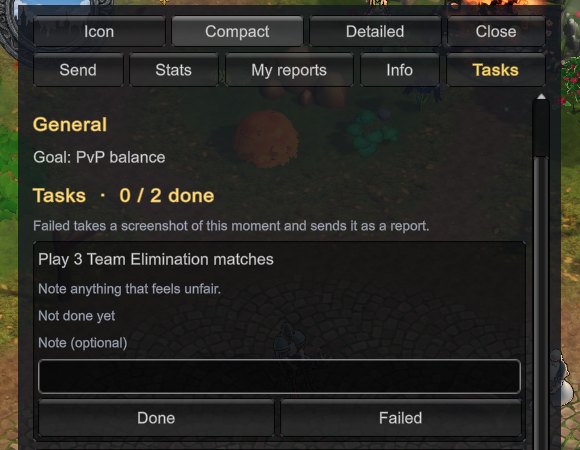 Tasks and surveys of your wave
