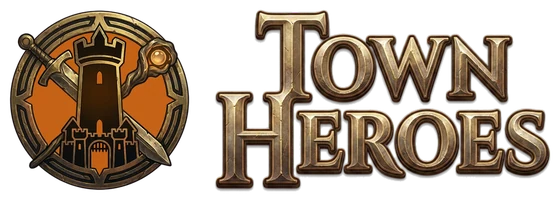 Town Heroes — Horizontal lockup